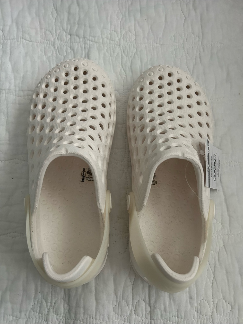 Columbia Cream Ventilated Slip-On Sandals